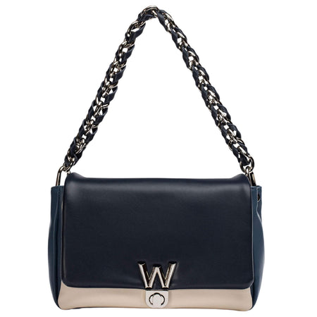 Wonders Navy/Cream/Blue Padded Bag