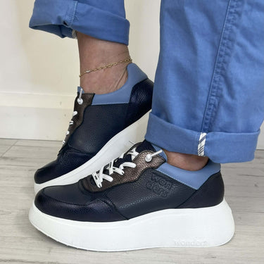 wonders-navy-leather-elevated-sole-sneakers