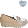 wonders-nude-white-patent-leather-wedged-sole-shoes