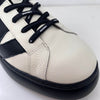 Wonders Off White Leather Black Modern Sole Brand Lace Sneakers