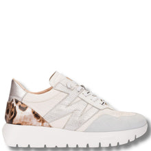 wonders off white sneakers with leopard pattern accents