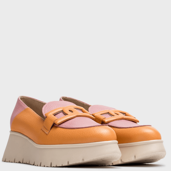 Orange 2025 wedge sneakers