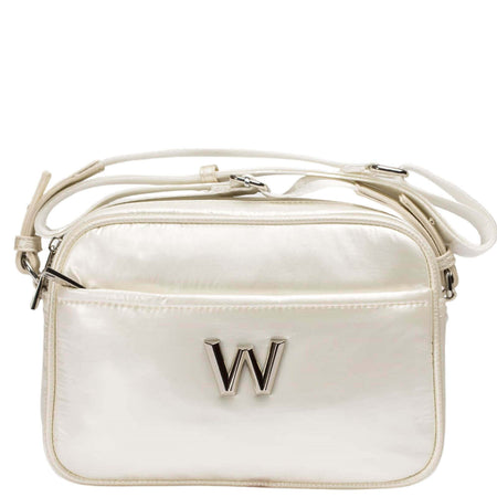 Wonders Pale Gold Nylon Crossbody Bag