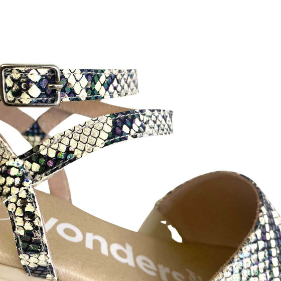 wonders-python-leather-ankle-strap-flatform-sole-sandals