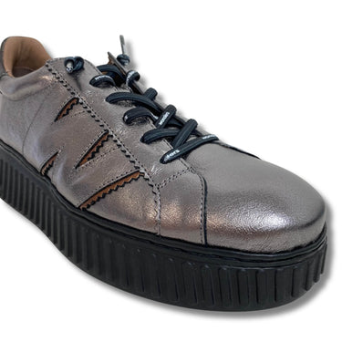 wonders-silver-bronze-leather-elevated-black-sole-sneakers