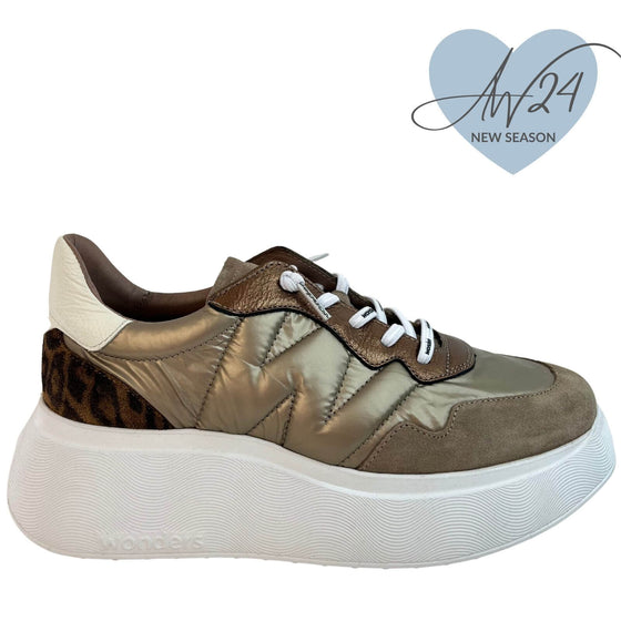 wonders-taupe-leather-white-sole-brand-lace-sneakers