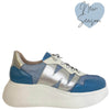 wonders-two-tone-blue-leather-sneakers