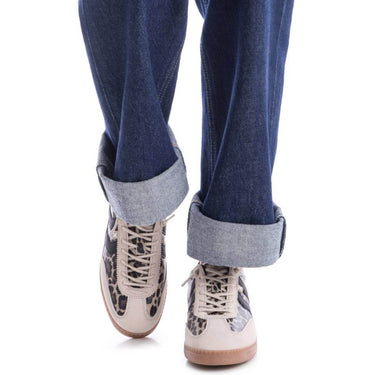 xti-beige-suede-animal-print-gum-sole-sneakers