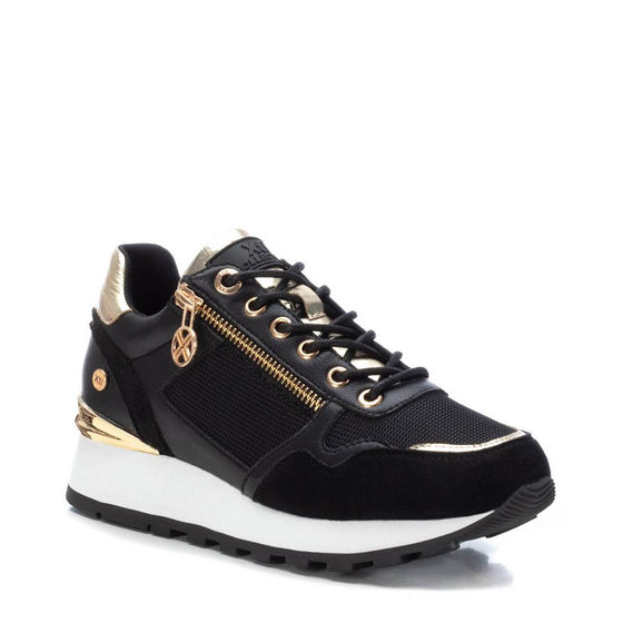 XTI Black & Gold Sneakers