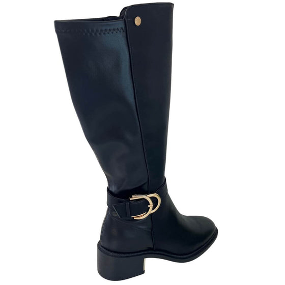 xti-black-long-length-dressy-riding-boots