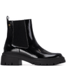 xti-black-patent-chunky-flat-boots