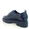 XTI Black Patent Lace Up Shoes