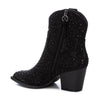 XTI Black Sparkly Western Boots