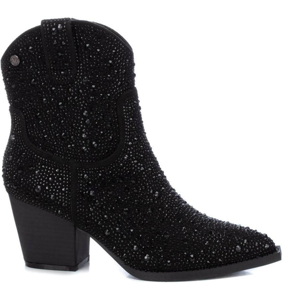 XTI Black Sparkly Western Boots