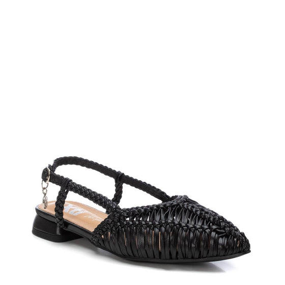 xti-black-woven-sling-back-ballet-flats