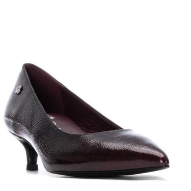 xti-burgundy-patent-pointed-toe-kitten-heel-shoes