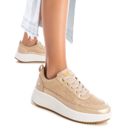 XTI Gold Dressy Sneakers
