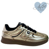 xti-gold-metallic-slim-line-gum-sole-sneakers