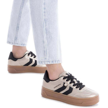 xti-matt-gold-black-leather-elevated-sole-sneakers