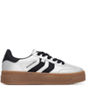 xti-matt-silver-black-leather-elevated-sole-sneakers