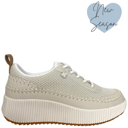 XTI Neutral Textile Sneakers