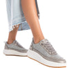 XTI Pewter Dressy Sneakers