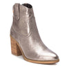 XTI Pewter Metallic Western Summer Ankle Boots