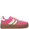 xti-pink-lime-leather-elevated-sole-sneakers