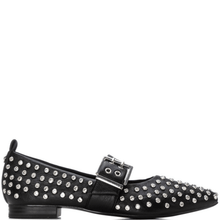 XTI Rhinestone Pointed Pumps - Black
