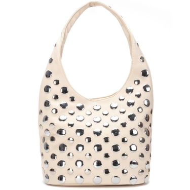 silver studded bag