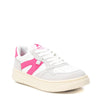 XTI White & Pink Vintage Dunk Sneakers