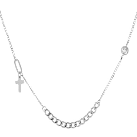 ZAG Acier Silver Necklace