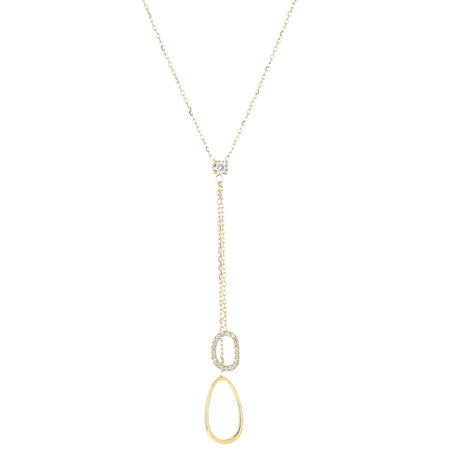 ZAG Adisson Gold Lariat Necklace