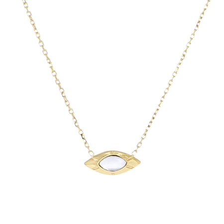 ZAG Ausar Gold Eye Pendant Necklace