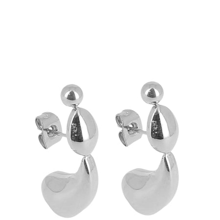 ZAG Creole Silver Earrings