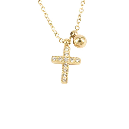 ZAG Cross Gold Necklace