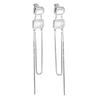 zag-double-chain-drop-silver-earrings