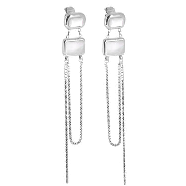 zag-double-chain-drop-silver-earrings