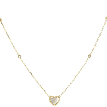 ZAG Eternity Heart Gold Necklace