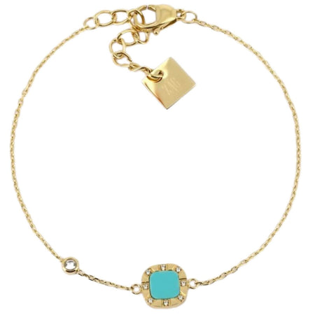 ZAG Fedele Gold Fine Turquoise Bracelet