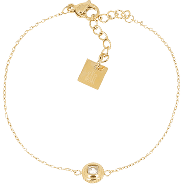 ladies gold plated stainless steel bracelet