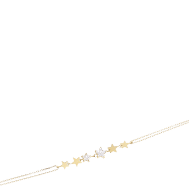 ladies gold plated stainless steel bracelet