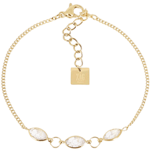 ladies gold plated stainless steel bracelet