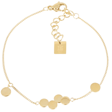 ladies gold plated stainless steel bracelet