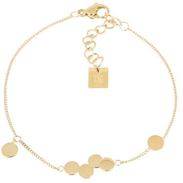 ladies gold plated stainless steel bracelet