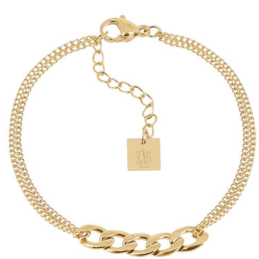 ladies gold plated stainless steel bracelet