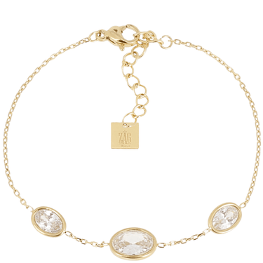 ladies gold plated stainless steel bracelet