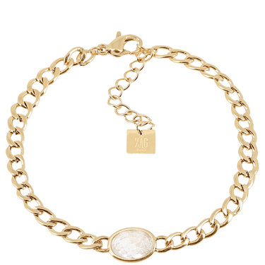 ladies gold plated stainless steel bracelet