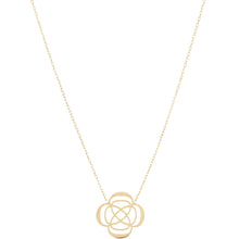 ladies gold plated stainless steel necklace