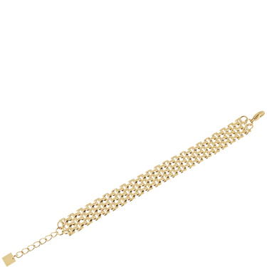 ladies gold plated stainless steel bracelet